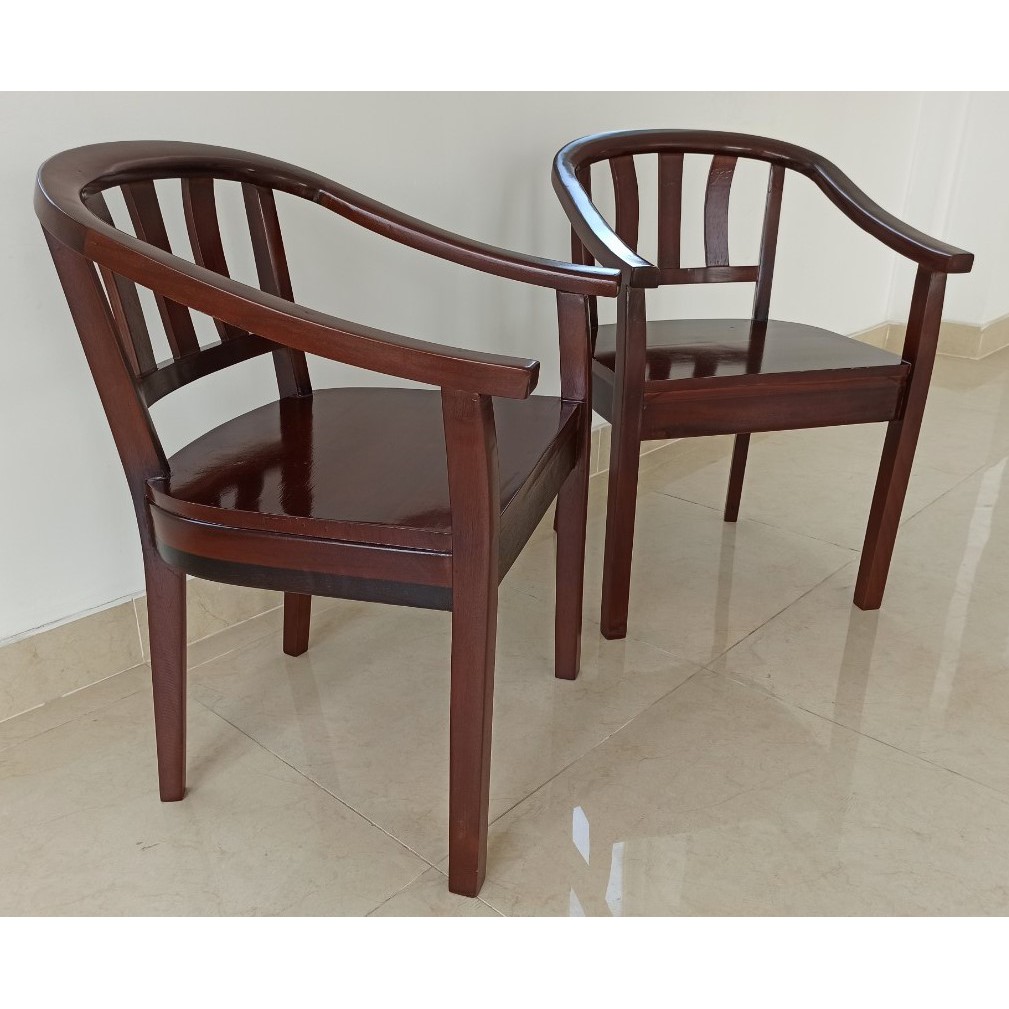 Ghế Gỗ Có Tay, Ghế Thúng Nhiều Màu - Hàng VN Xuất Khẩu