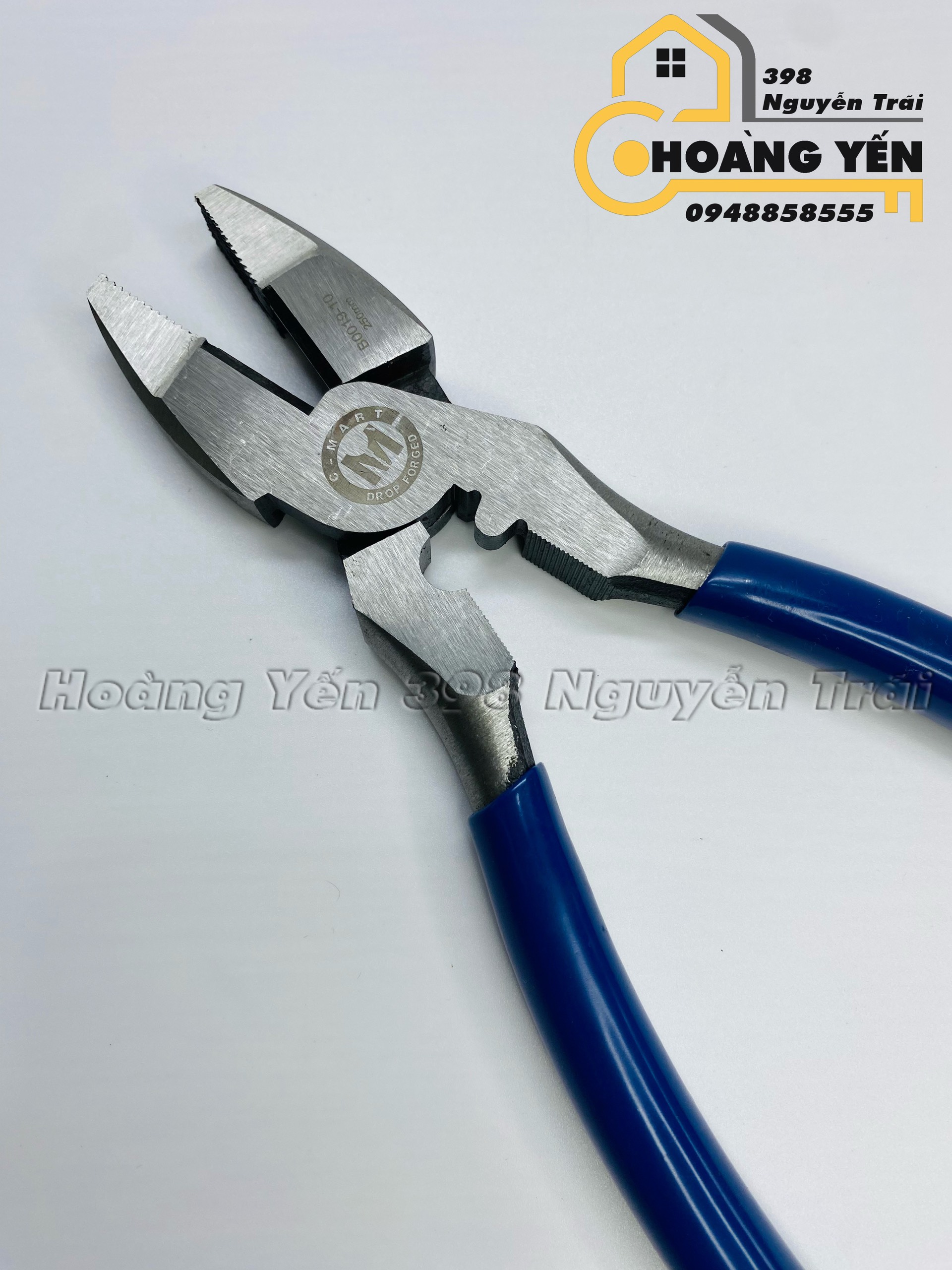 Kìm Điện Công Nghiệp Đa Năng Cán Xanh 250mm/10" B0019-10 CMart