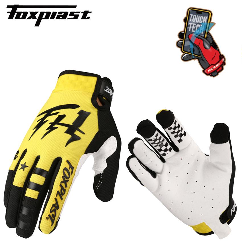 2021 FOXPLAST Thoáng Khí MX Cảo Tháo Găng Tay Xe Đạp Găng Tay MTB Bụi Bẩn Xe Đạp Găng Tay Moto Đua Xe Thể Thao Găng Tay Xe Máy