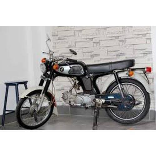 Yên xe độ gắn xe máy 67 màu đen