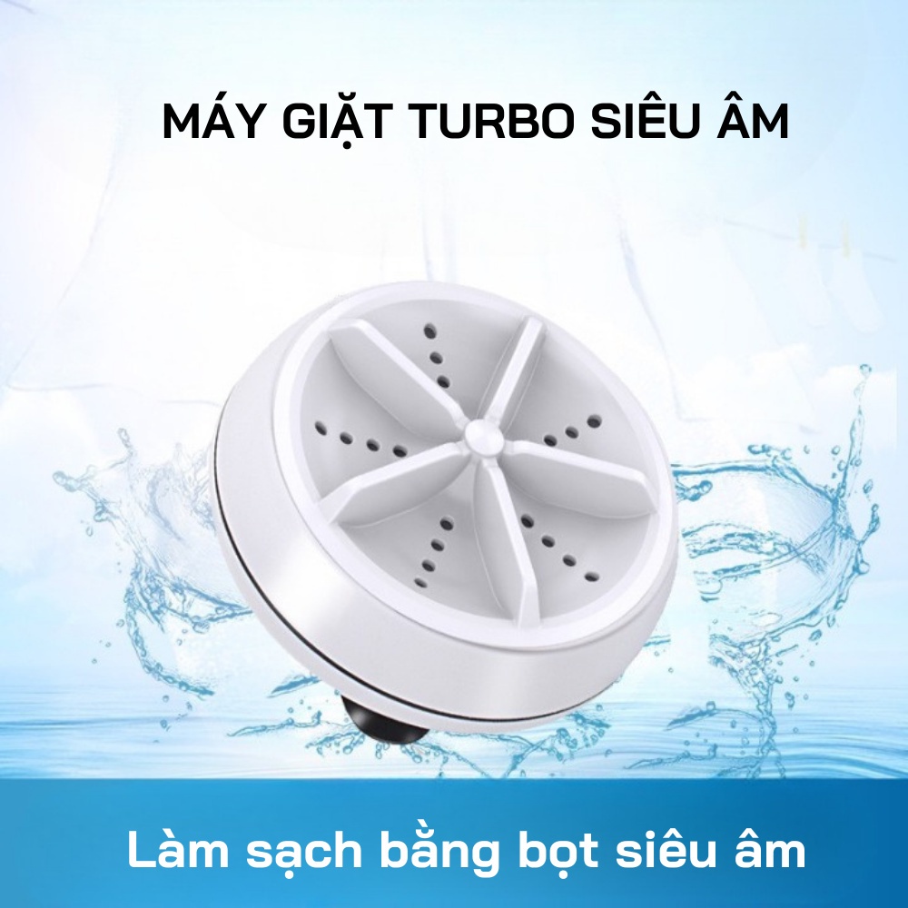 Máy giặt mini tự động kết hợp làm máy rửa bát đĩa nhỏ gọn dễ dàng mang đi du lịch và công tác, đồ gia dụng thông minh