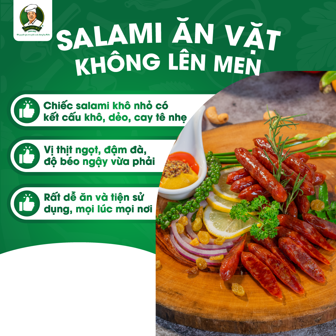 [Chỉ Giao Hà Nội] Salami khô 100g