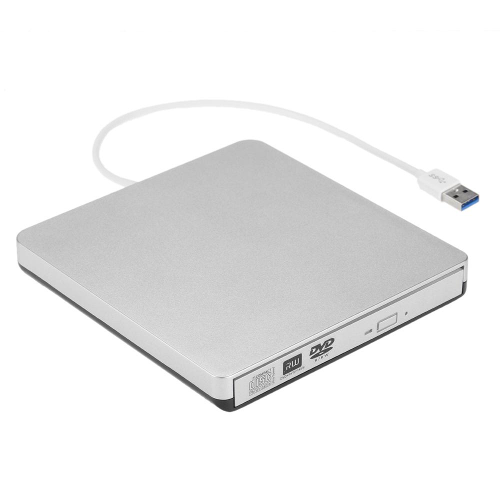 USB 3.0 Portable External CD-RW DVD-RW Drive Writer Rewriter Burner Replacement for iMac/MacBook/MacBook Air/Pro Laptop