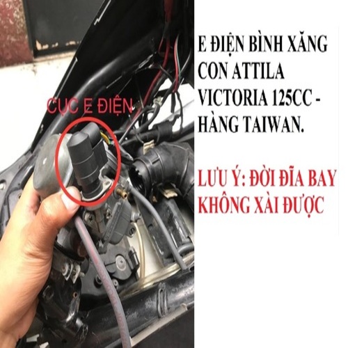 E điện Bình xăng con Attila Victoria 125cc - Hàng zin Taiwan. (Lưu ý: Đời đĩa bay không dùng được)