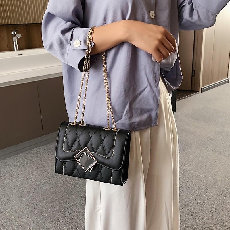 Túi đeo chéo nữ Túi xách nữ khóa gương HOT TREND sang chảnh TD15