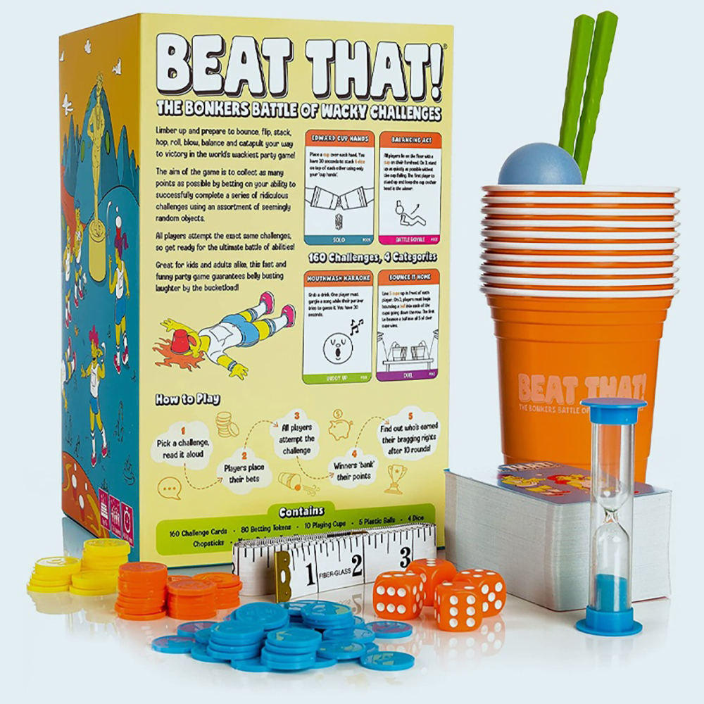 Bộ Trò Chơi Board Game Beat That! - The Bonkers Battle of Wacky Challenges