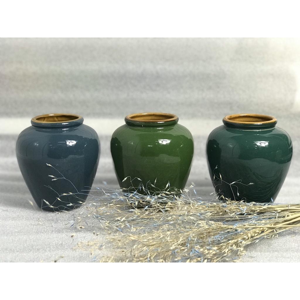 Lu uống trà sữa, lu bia gốm bát tràng, chum đủ màu