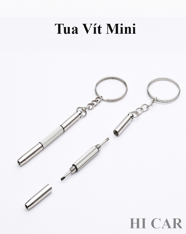 Tua vít sửa mắt kính, đồng hồ, điện thoại, máy tính, đồ gia dụng kèm móc khóa