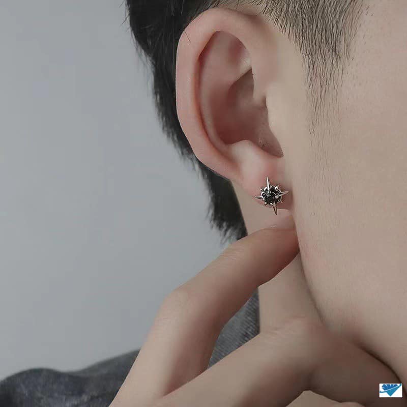 Bông tai bạc thời trang chất liệu bạc s925 MS45t