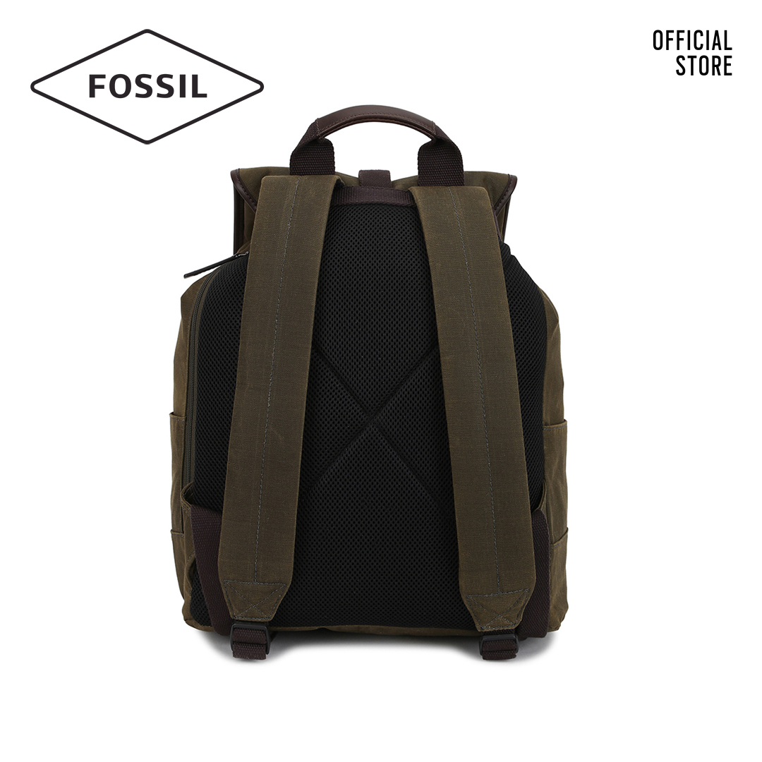 Balo nam thời trang Fossil Buckner Rucksack MBG9437300 - xanh lá