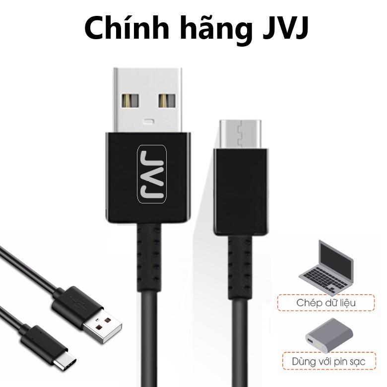 Cáp sạc Type-C 1m JVJ - truyền dữ liệu cổng USB hỗ trợ sạc nhanh, tương thích cho cho các dòng máy cổng Type-C -Hàng chính hãng