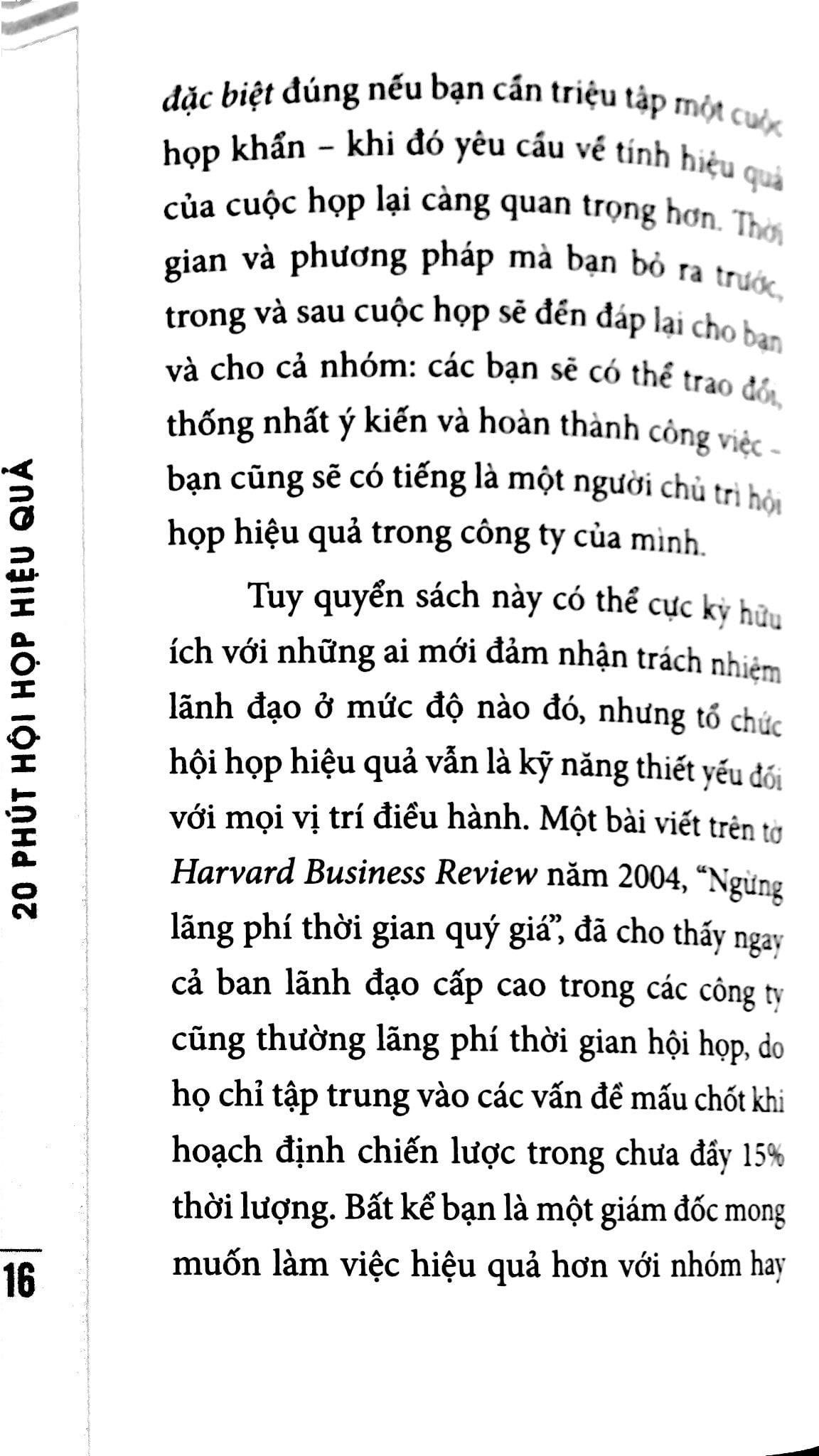 20 Phút Hội Họp Hiệu Quả (20 Minute Manager)