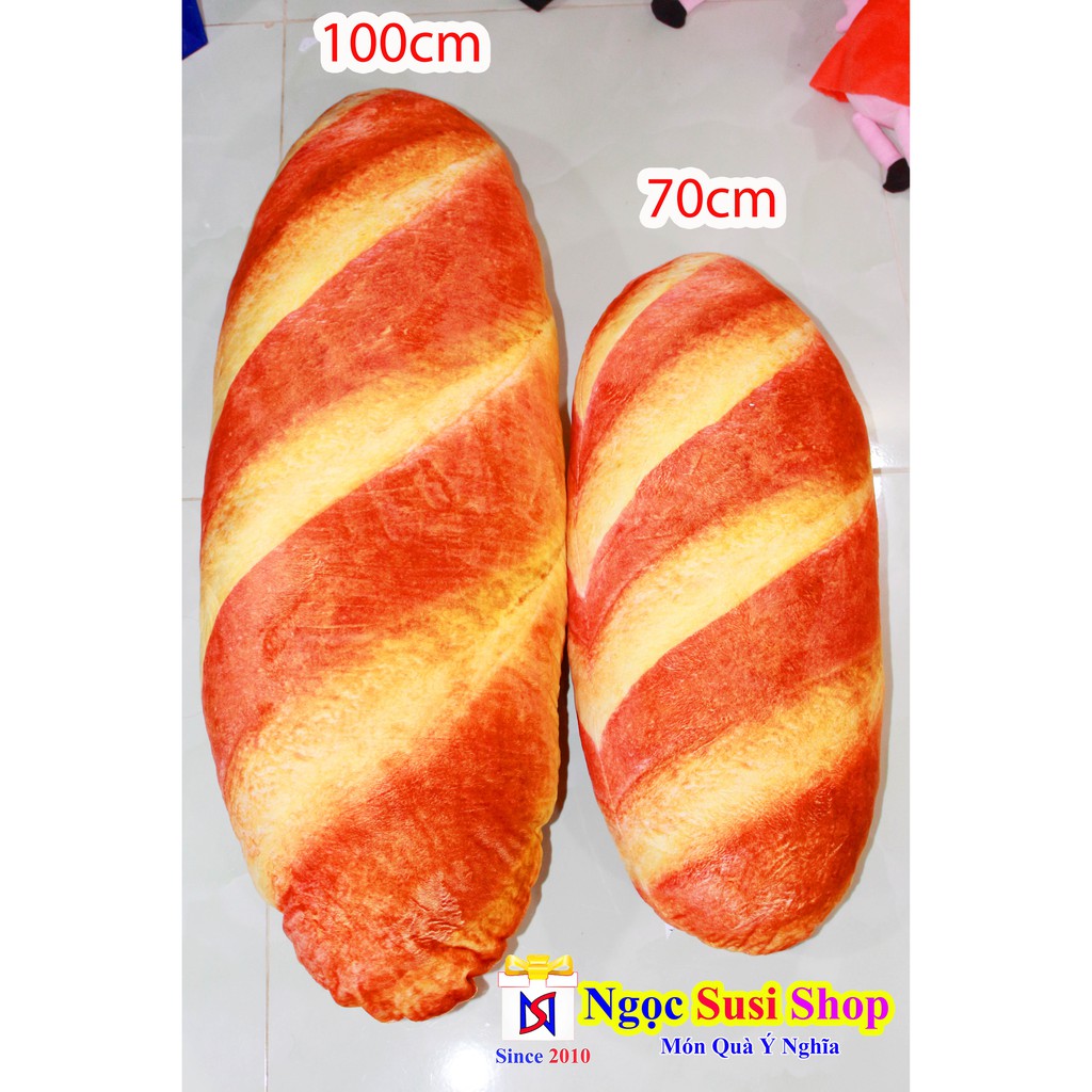 GỐI ÔM BÁNH MÌ 3D KHỔNG LỒ