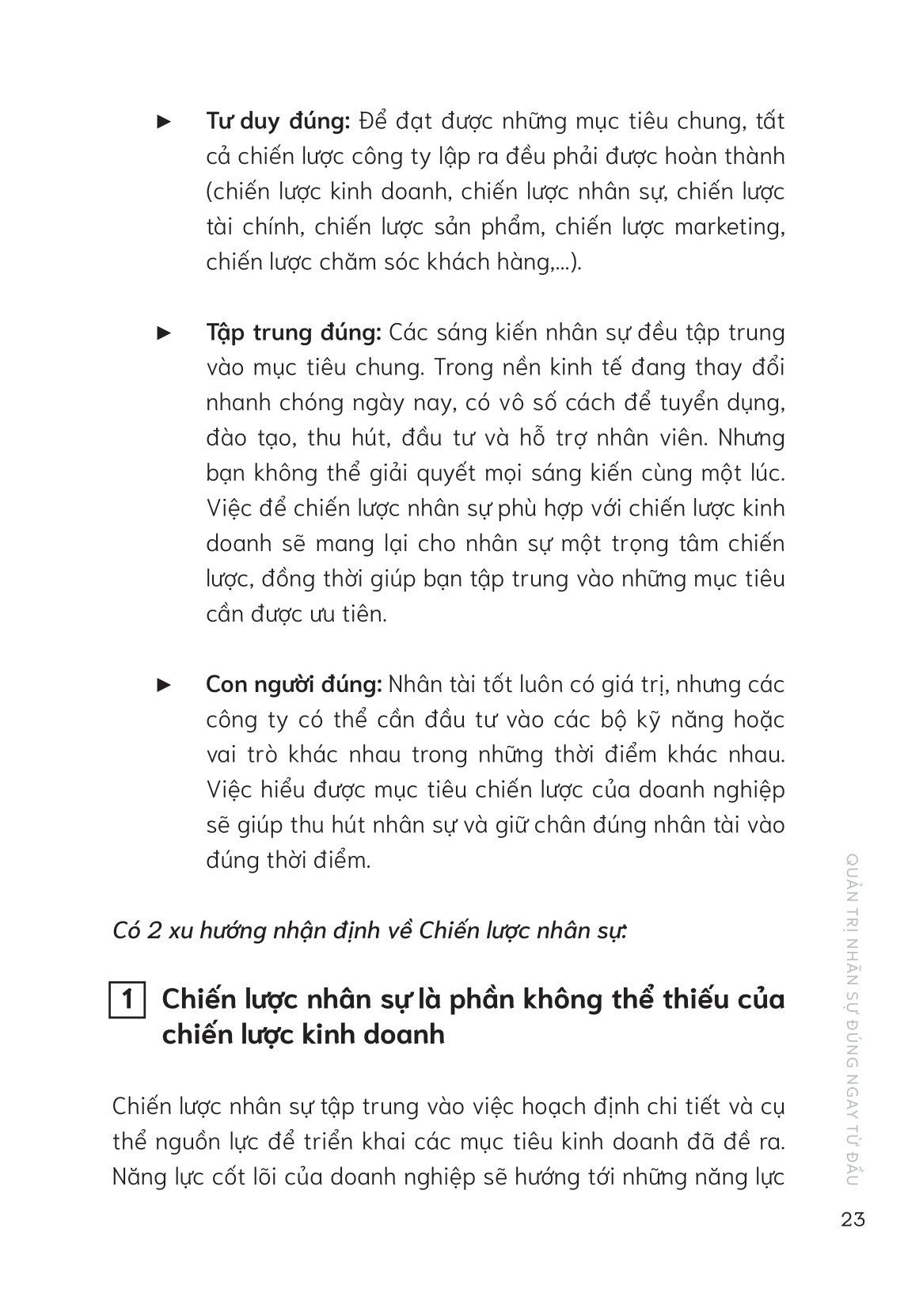 Quản Trị Nhân Sự Đúng Ngay Từ Đầu