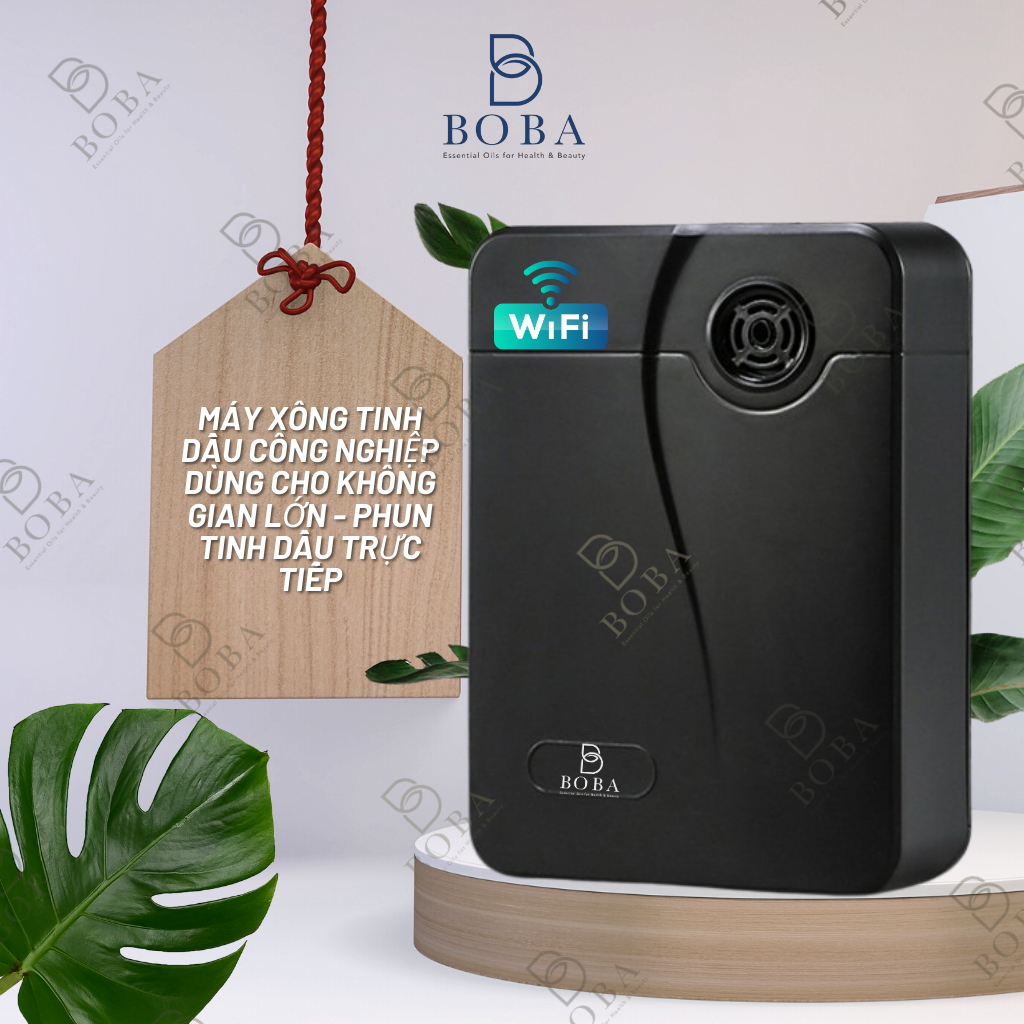 (HCM) Máy Xông Tinh Dầu Trực Tiếp, CÓ WIFI, Cho Không Gian Lớn 200m2 Như Nhà Hàng, Spa, Khách Sạn - bobashop