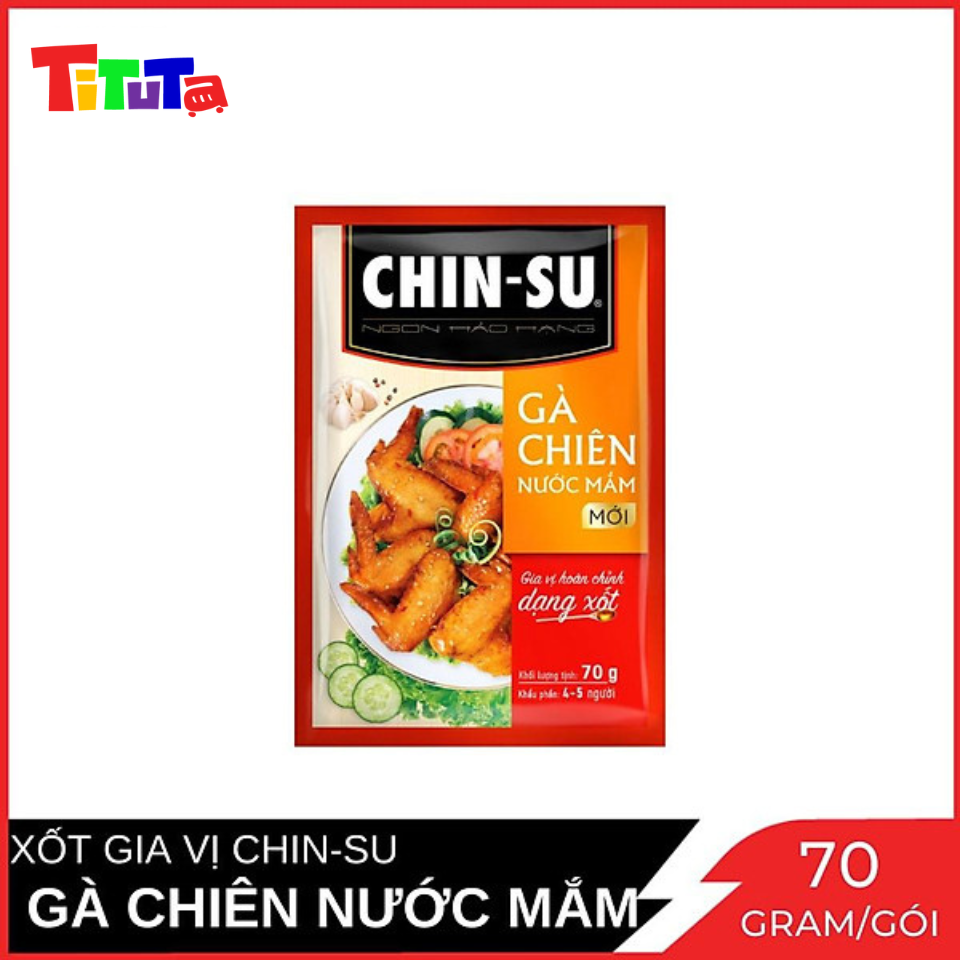 Gia vị CHIN-SU Hoàn chỉnh Gà chiên nước mắm Gói 70g