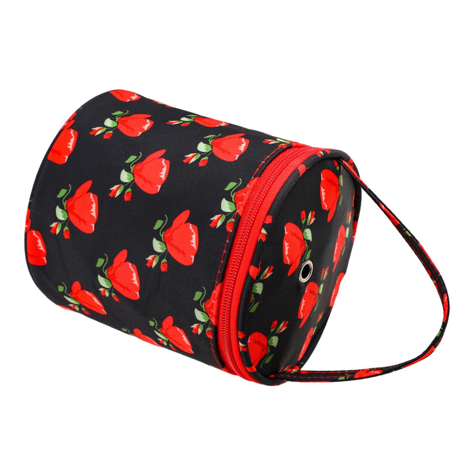 Yarn Case Knitting Bag Zippered Traveling Case Carrying Case Small Organizer