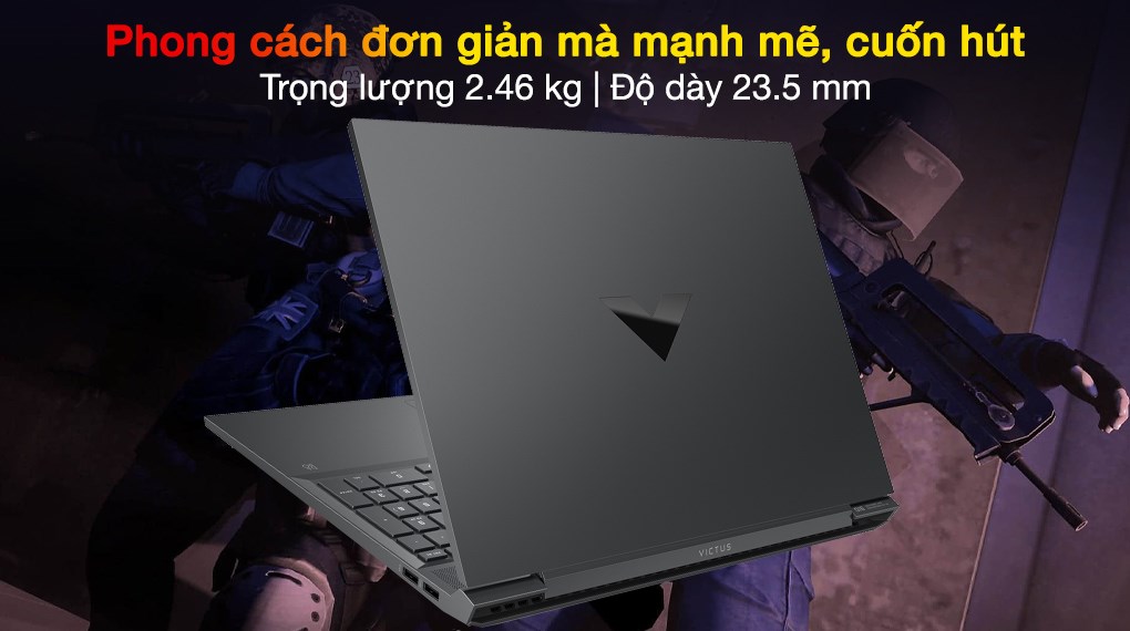Laptop HP VICTUS 16 d0204TX i5 11400H/8GB/32GB+512GB/4GB RTX3050/16.1"F/144Hz/Win11//Đen - Hàng chính hãng