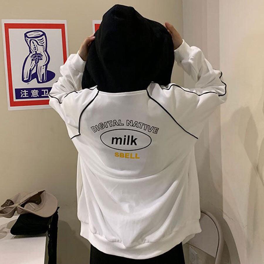 ÁO HOODIE - ÁO KHOÁC NỈ NGOẠI Milk (HD1340 - Kèm Video Ảnh Thật)