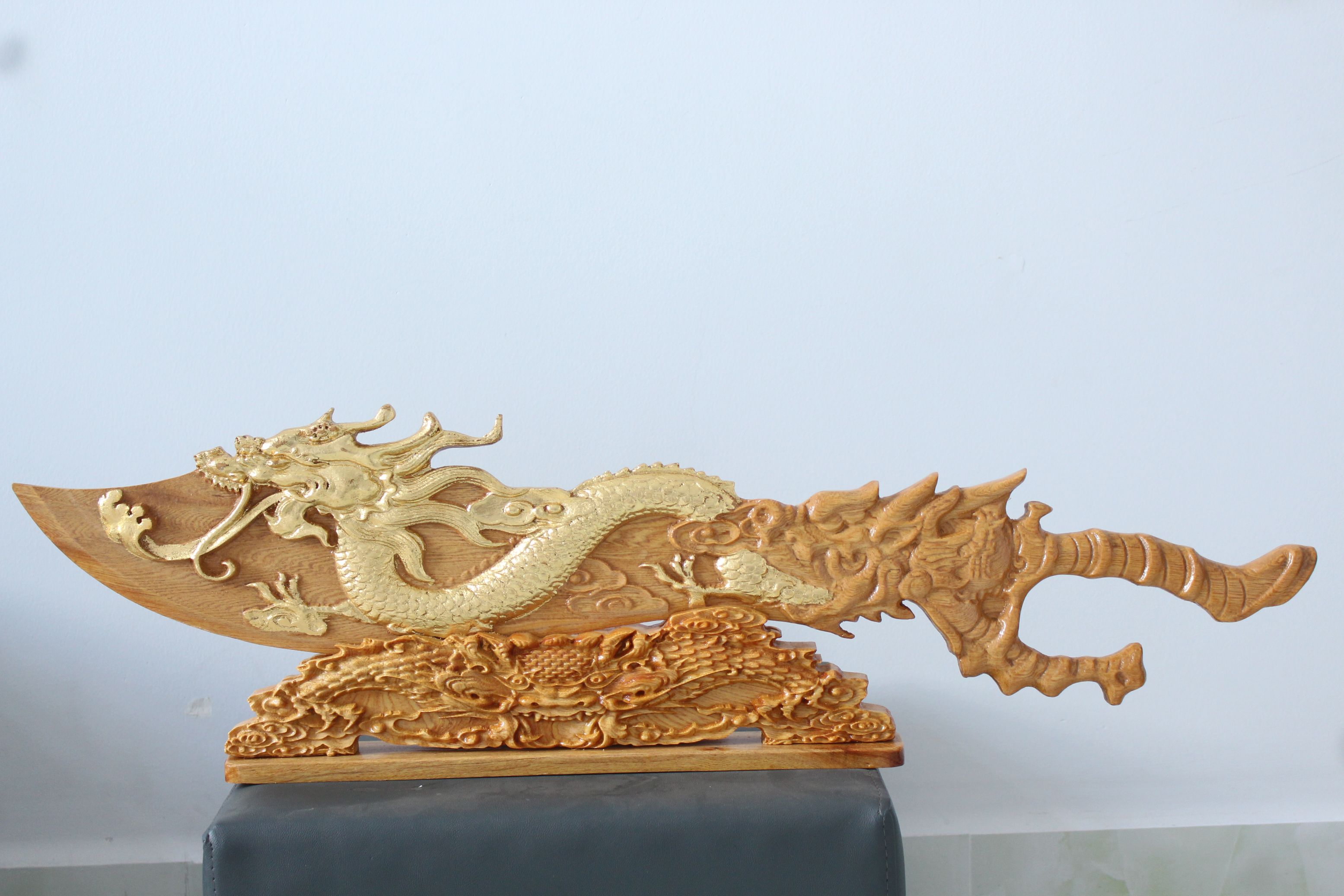 ĐAO GỖ pomu phong thủy dài 73cm