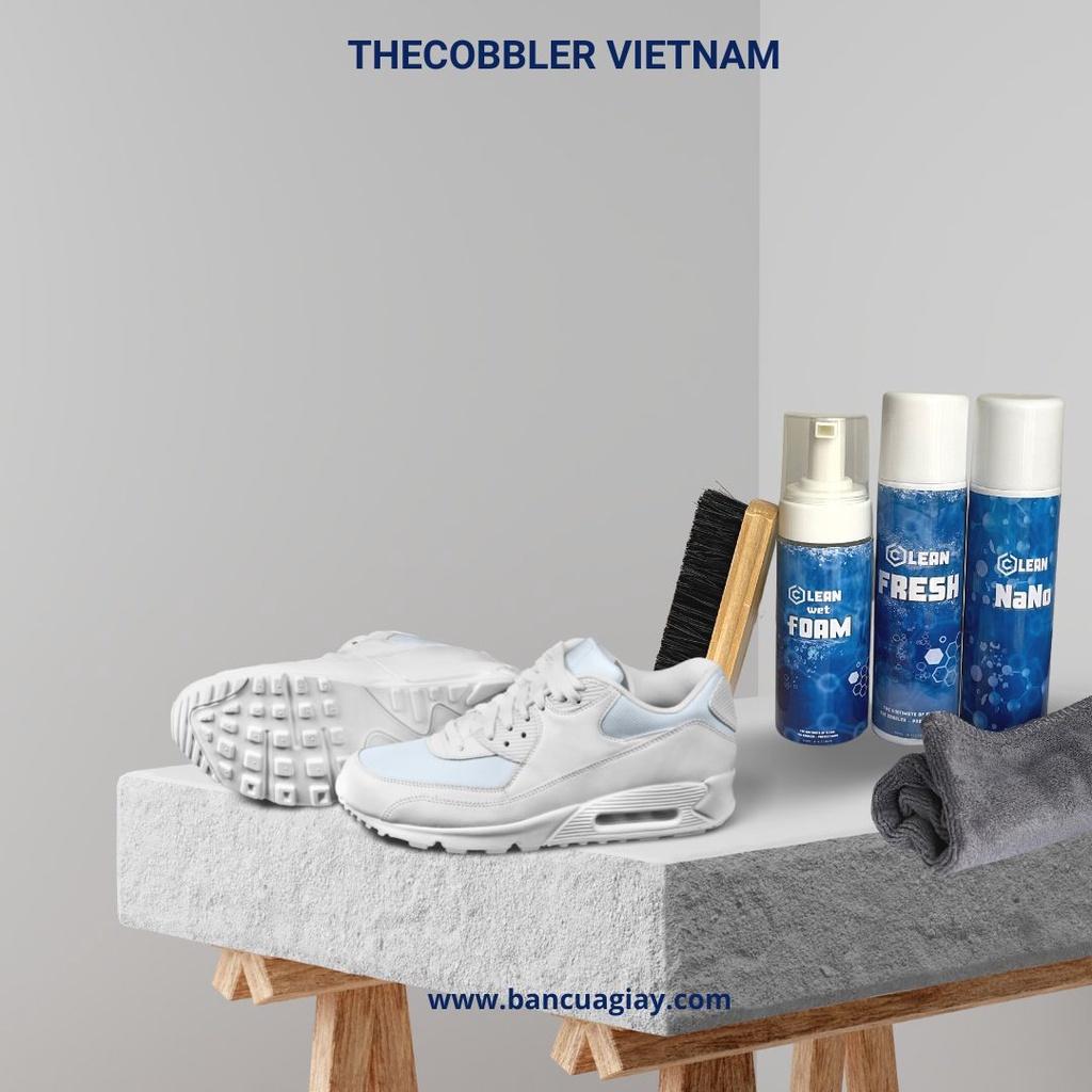 Combo Vệ sinh giày toàn diện Essential Kit - Trọn bộ 3 sản phẩm * Tặng kèm bàn chải - khăn lau - túi vải Canvas