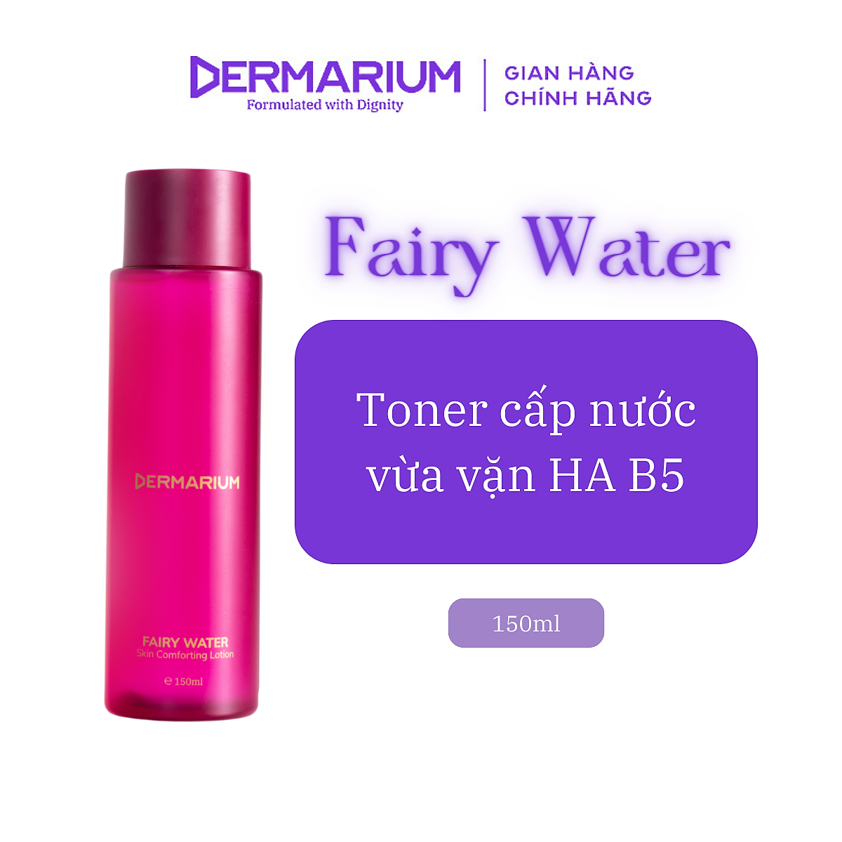 Toner (Nước Cân Bằng) Cho Da Dầu Mụn Viêm Fairy Water Dermarium