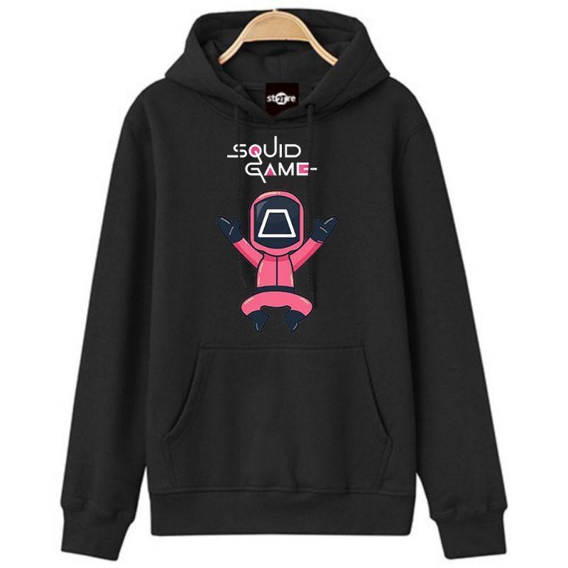 Áo hoodie unisex hình Squid game9 có bigsize đến hơn 100kg vải nỉ bông dày mịn