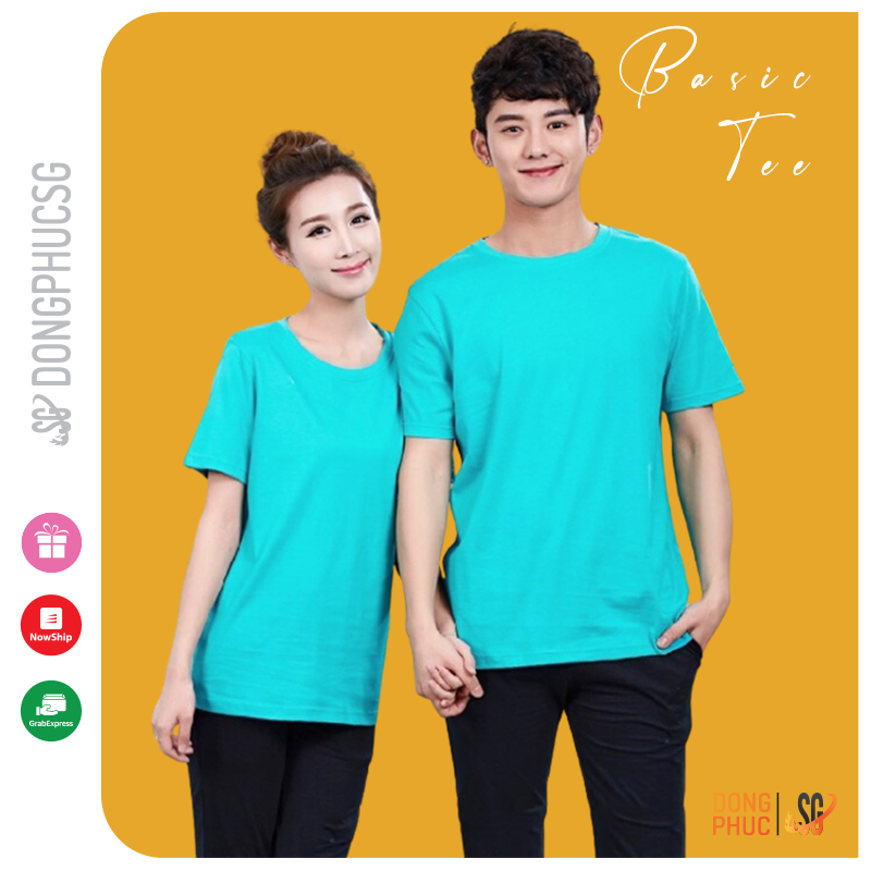 Áo Thun Trơn Màu Thiên Thanh - THUN COTTON - đủ size ATTTT