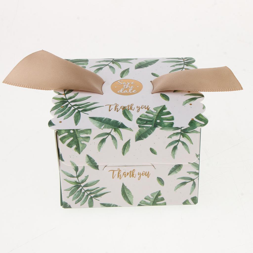 10 pieces candy chocolate gift box wedding favor boxes with