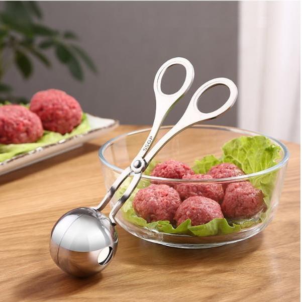 Dụng Cụ Làm Thịt Viên Inox -18Cm 82G - Vận Chuyển Miễn Phí Toàn Quốc