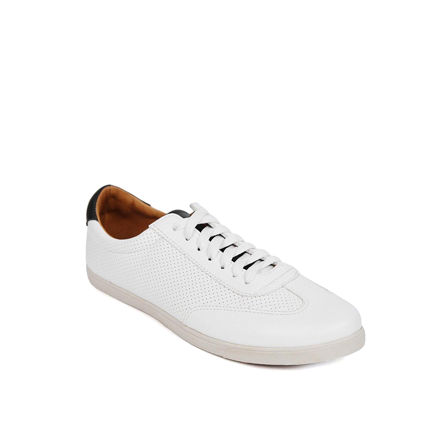 Giày Sneaker Tomoyo  Nam Cột Dây Màu Trắng Lót Da Cừu Siêu Êm TMN21507