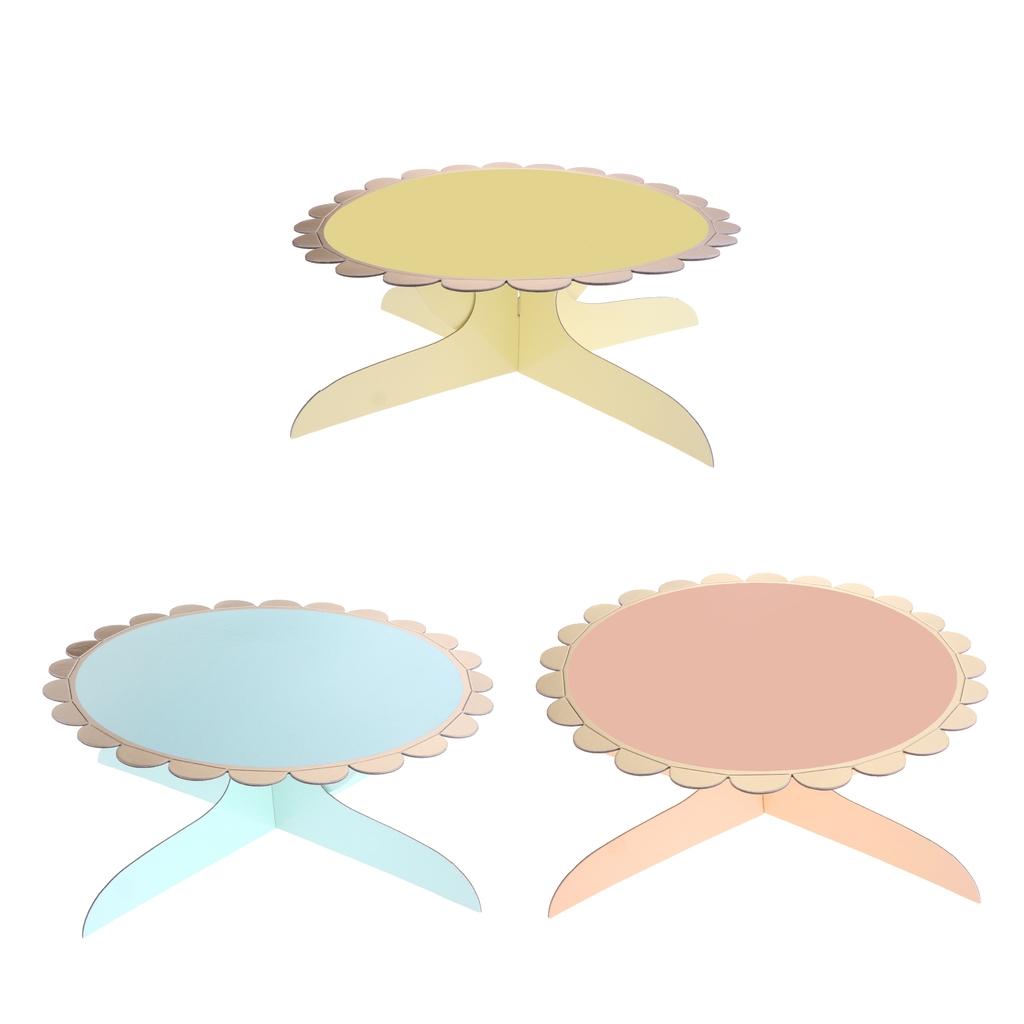 Wedding Party Paper Cupcake Stands Cake Rack Dessert Display Stand Pink