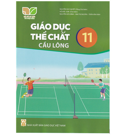 Sách - Giáo dục thể chất Cầu Lông 11 Kết Nối và 2 tập giấy kiểm tra kẻ ngang vỏ xanh