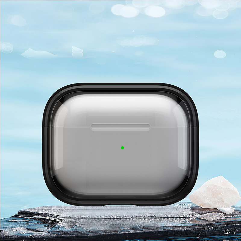 Bao Case Ốp trong suốt tích hợp chân đế đỡ điện thoại cho Airpods Pro 2 / Airpods 4 - Hàng Chính Hãng