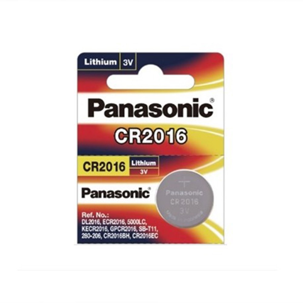 Vỉ 5 viên Pin nút Panasonic 3V CR-2016/5BE - Hàng chính hãng