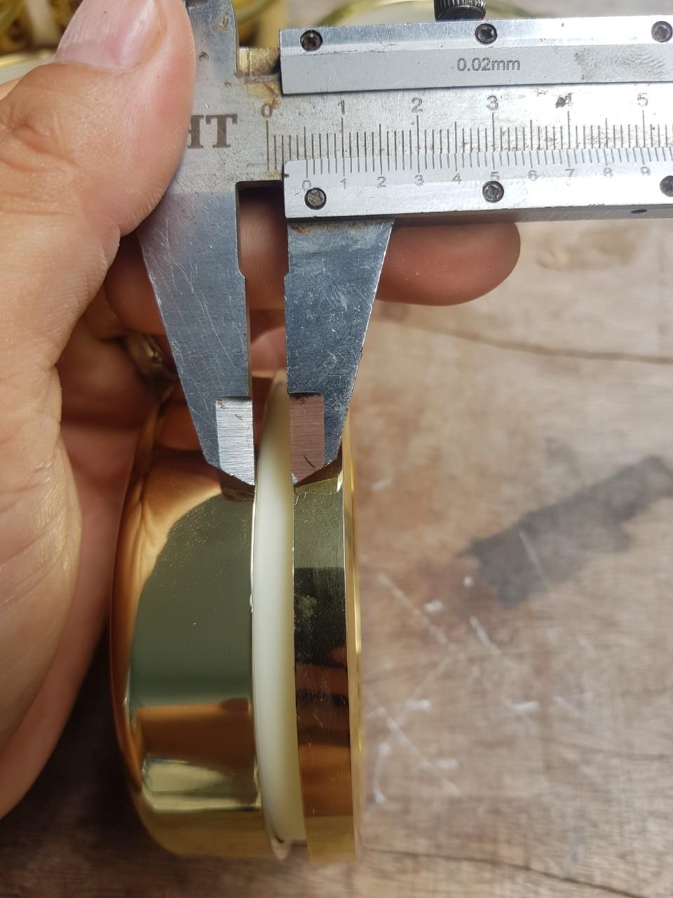 Bộ máy đồng hồ gắn đồng hồ để bàn gỗ, kính làm quà tặng đường kinh 89cm, xi vàng, báo thức