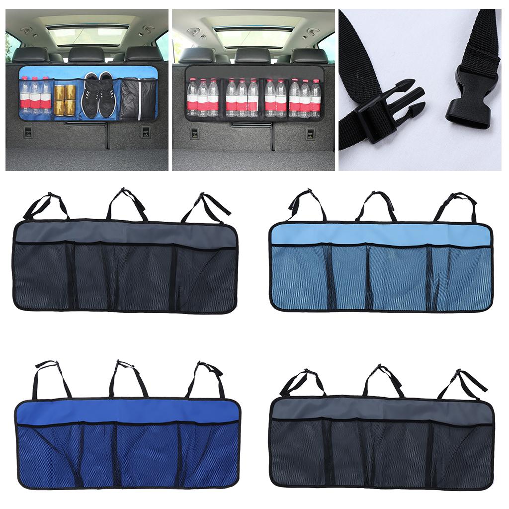 Auto Backseat Bag Car Trunk Organizer Storage Bag Mesh Net Pocket
