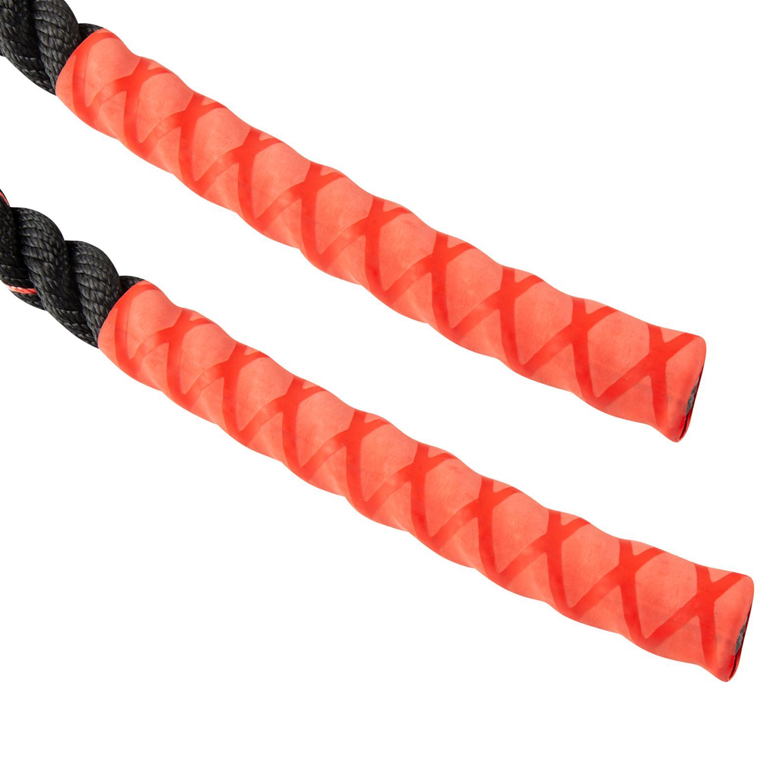 Heavy Jump Rope for Fitness, 25mm Weighted Adult Skipping Rope Exercise Battle Rope for Me Women, Body Workout, Power Training Gym Building Muscle
