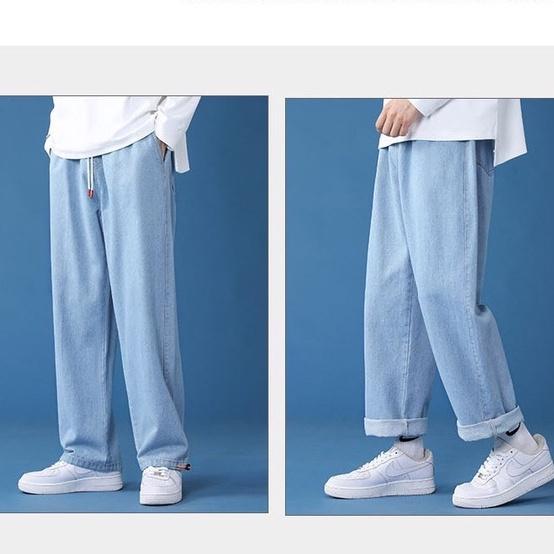 Quần bò, Jean Baggy nam TR03 ống Suông, rộng style hàn quốc - Top xu hướng 2021
