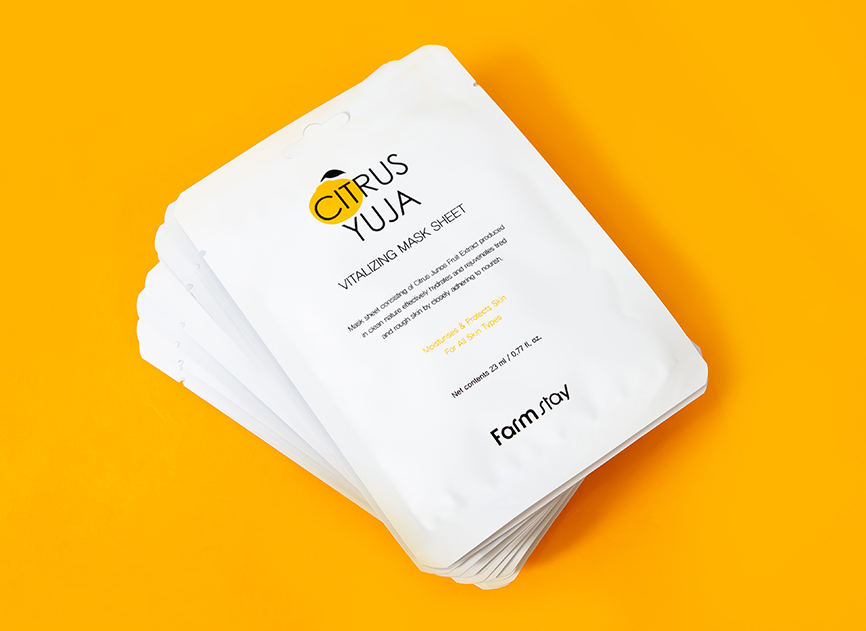 Mặt nạ Vitamin C Farmstay citrus yuja vitalizing mask