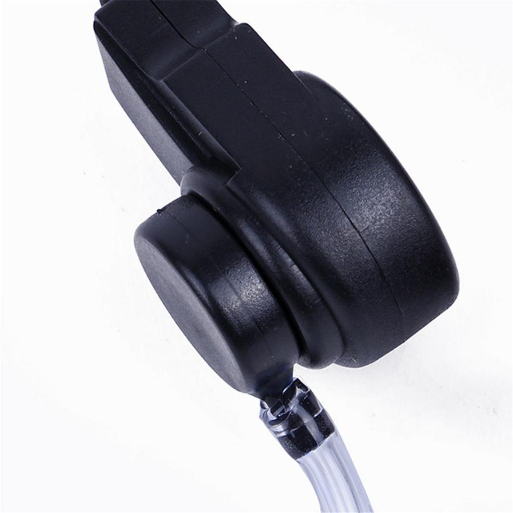 Throat Earpiece Walkie Talkie Air Tube Microphone Mic for  GP338