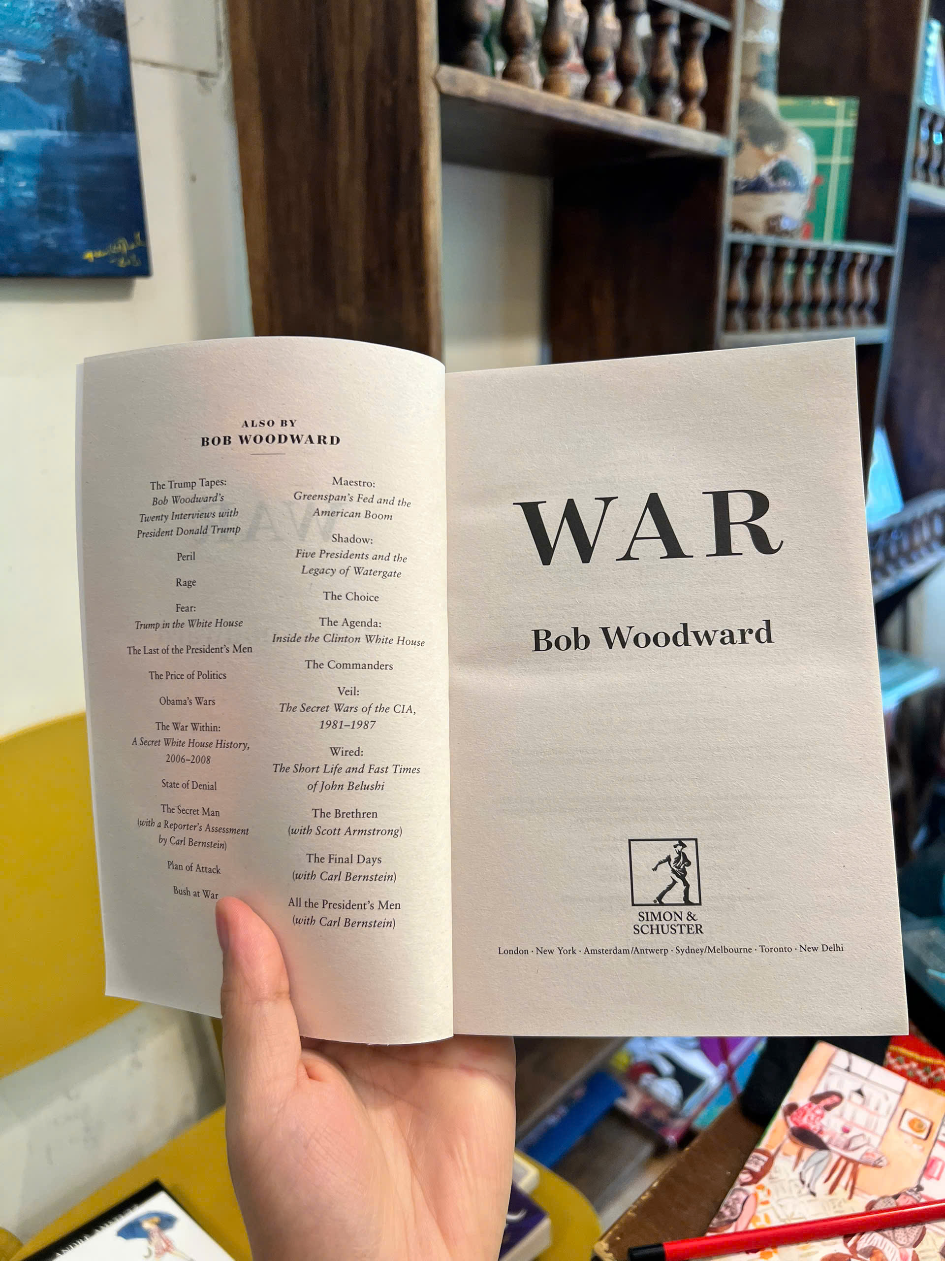 Sách - War by Bob Woodward | Politics / Nonfiction / History / Chính trị / Ngoại văn Lịch sử