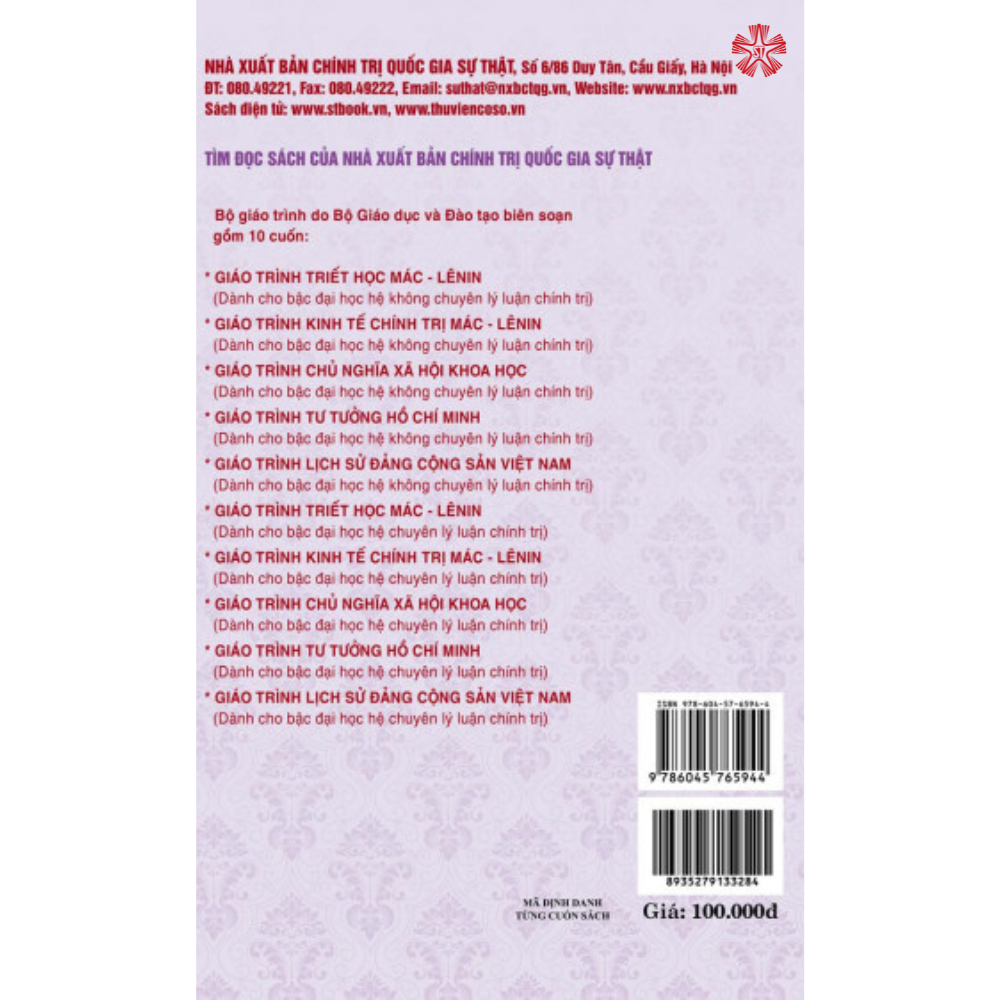 Giáo Trình Triết Học Mác - LêNin