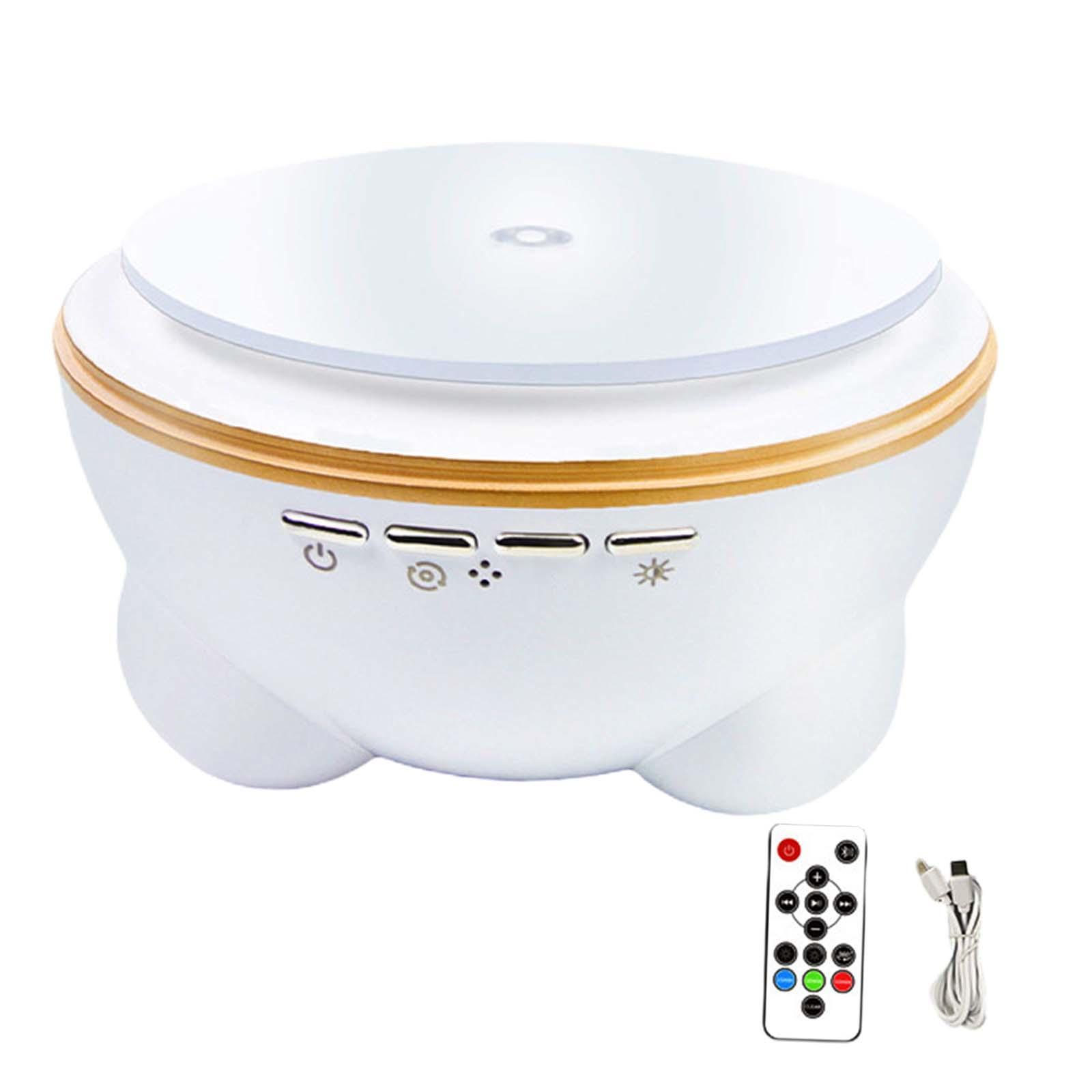 Rotating Display Stand with Colorful LED Lights Clockwise Electric Turntable Display Stand Bluetooth