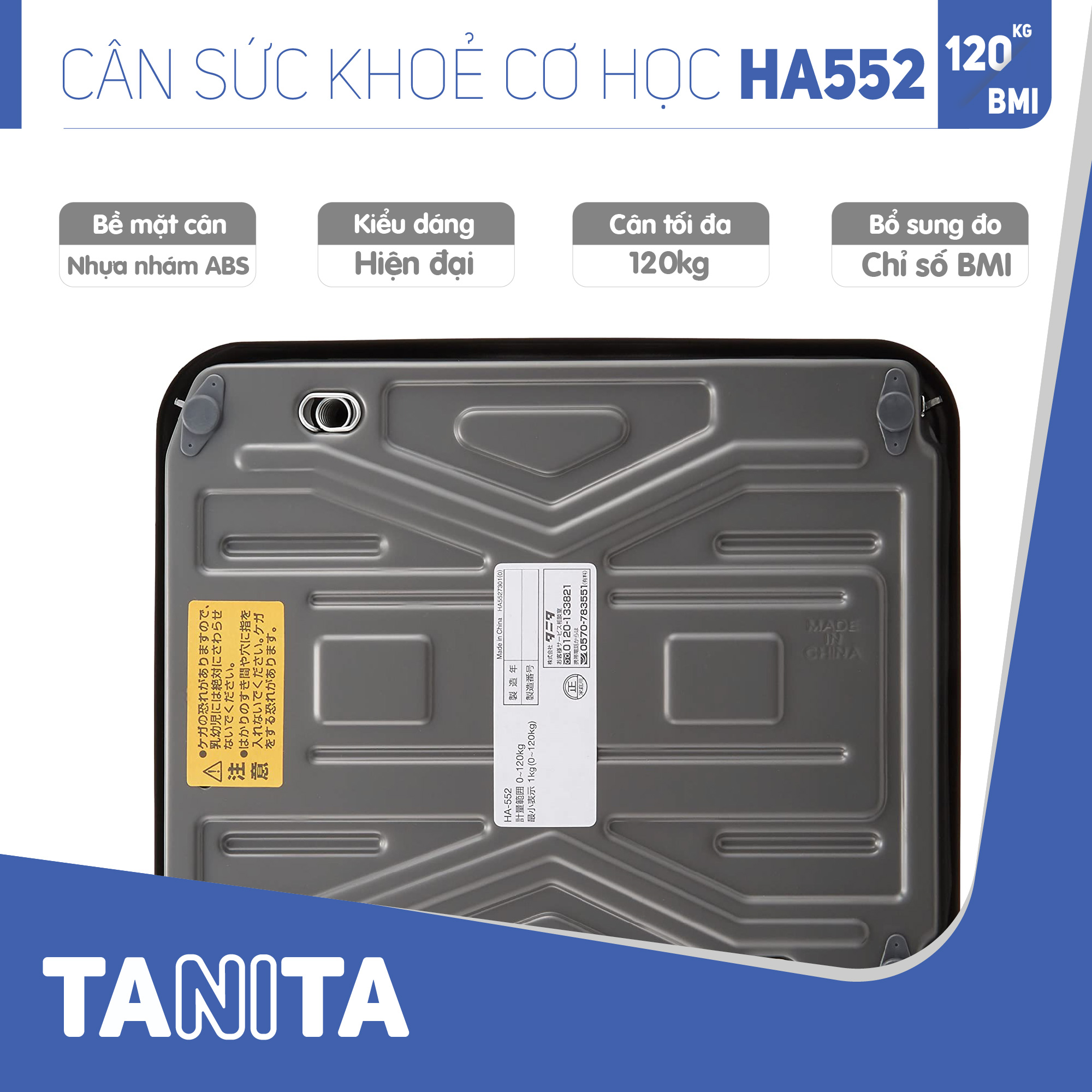 Cân sức khoẻ cơ học TANITA HA552,chính hãng nhật bản,cân cơ học,cân chính hãng,cân nhật bản,cân sức khoẻ y tế,cân sức khoẻ gia đình,cân sức khoẻ cao cấp,120kg,Cân phân tích chỉ số cơ thể,Cân sức khoẻ min