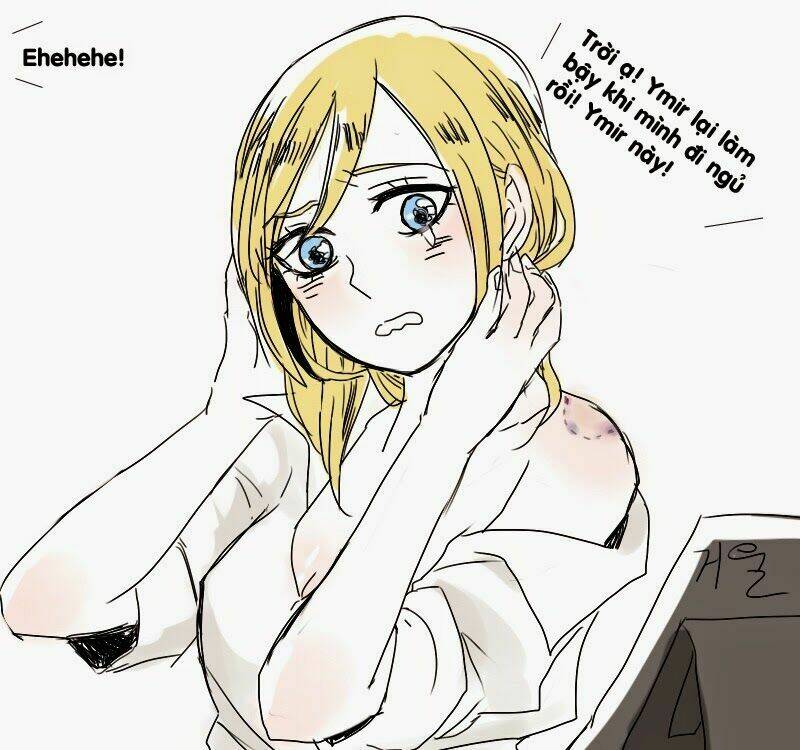 đại chiến titan - doujinshi về các cô gái chapter 23 4