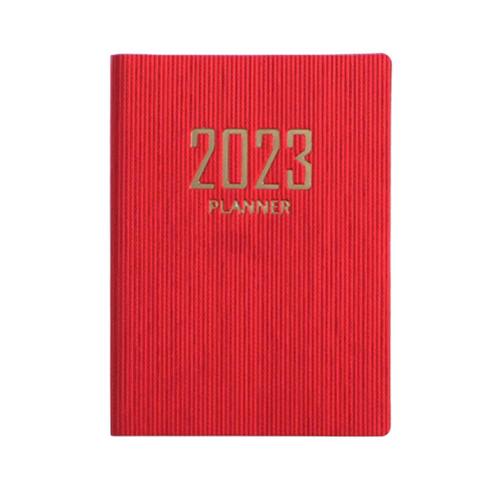 A7 Planning Notebook, 2023 Monthly Weekly Planner, Writing Pad Appointment Calendar Notepad Journal Notebook for Family  Supplies