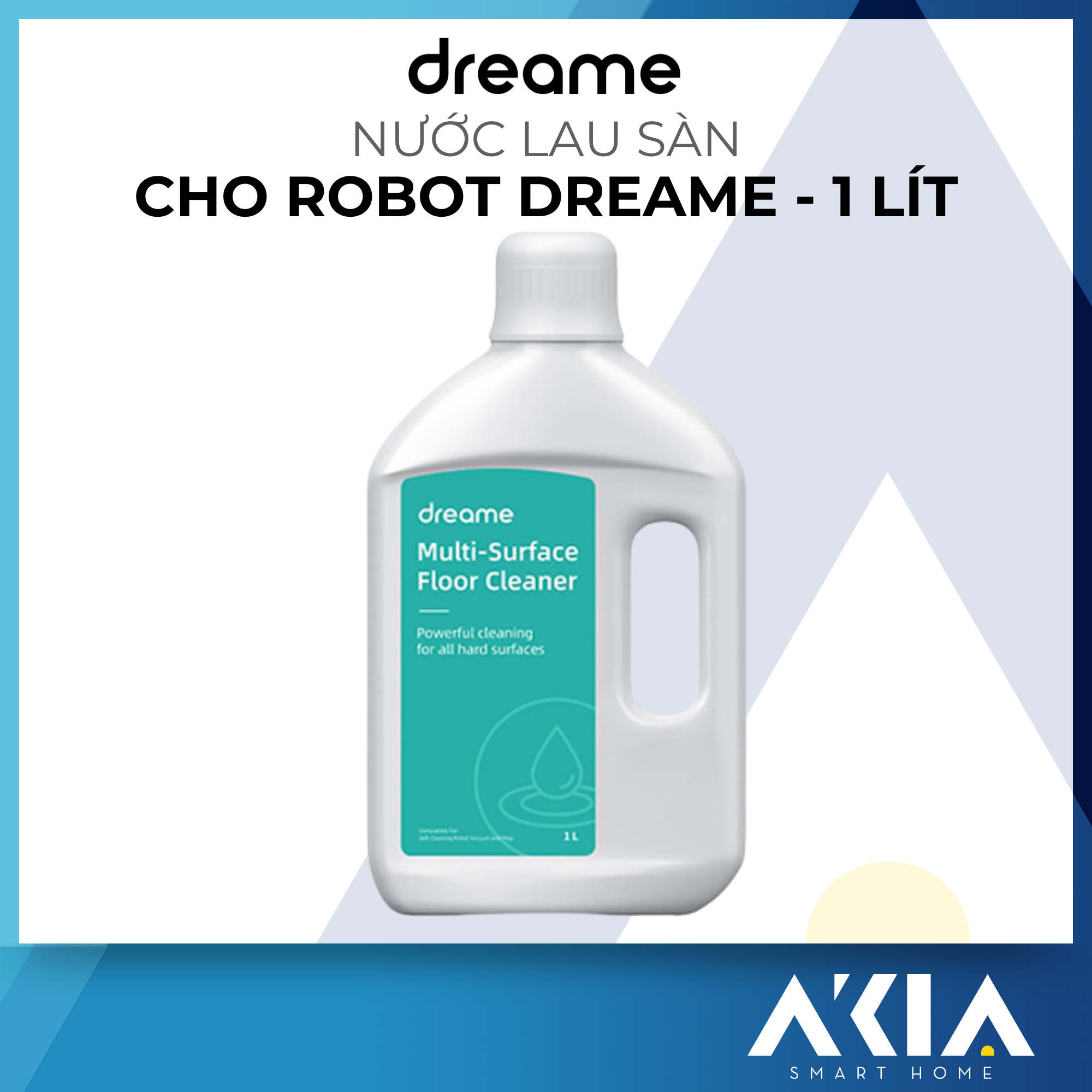 Nước lau sàn Dreame AWH6 thể tích 1L - Chuyên dụng dành cho Robot / Máy hút bụi - Phụ kiện chính hãng