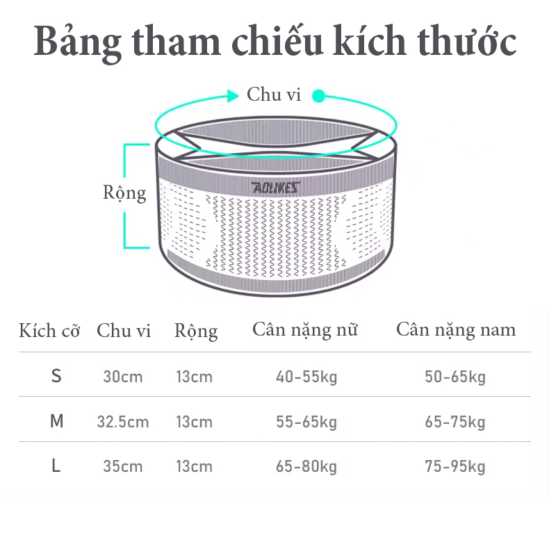 Đai đeo hông chạy bộ AOLIKES A-3301 Thoải mái Và tiện lợi trong mọi hoạt động