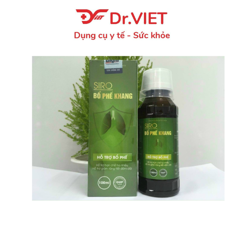 Siro bổ phế khang  - Hỗ trợ bổ phế, hạn chế ho nhiều, giảm tăng tiết đờm dãi,cải thiện đau rát họng do ho kéo dài hiệu quả dùng cho người ho khan, ho do viêm họng, viêm phế quản, viêm xoang, viêm amidam, thay đổi thời tiết